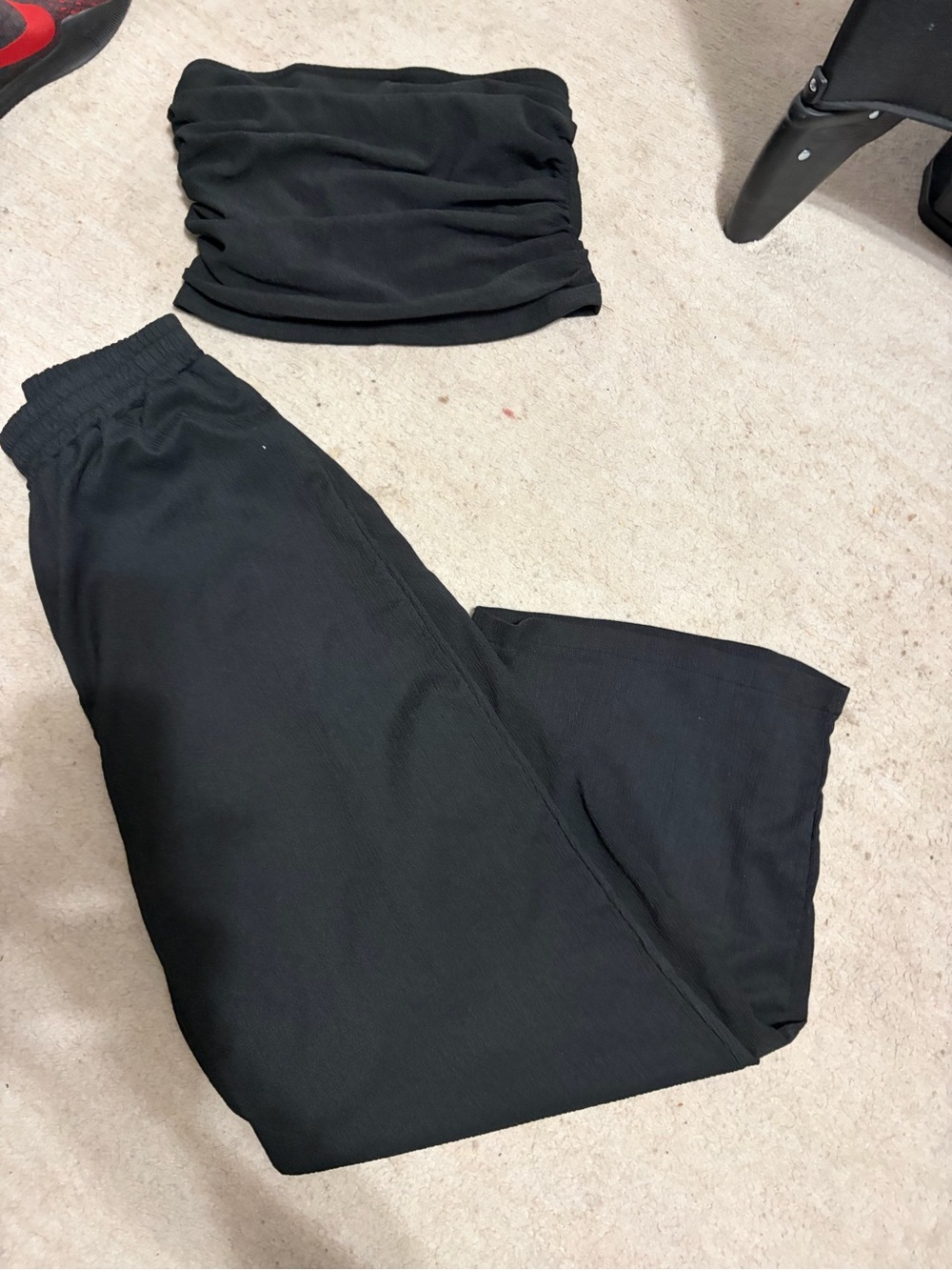 SHEIN Men's Black Elastic Waist Sweatpants - Relaxed Fit Joggers